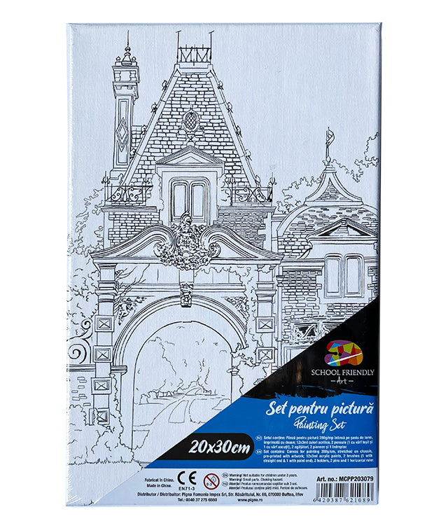 PANZA PREDESENATA PE SASIU 20*30CM CASTEL SF ART PIGNA PANZA PREDESENATA PE SASIU 20*30CM CASTEL SF ART PIGNA